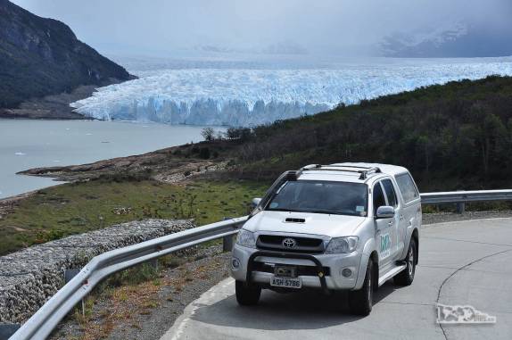 A Fiona também conheceu o glaciar Perito Moreno, no parque Nacional Los Glaciares, região de El Calafate, no sul da Argentina